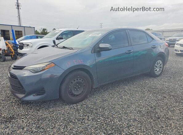 2T1BURHE6KC135476 2019 TOYOTA COROLLA Blue Przód lewy