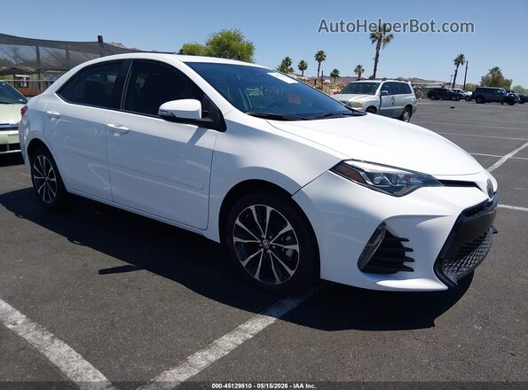 2T1BURHE6KC192826 2019 TOYOTA COROLLA White Передня права чверть