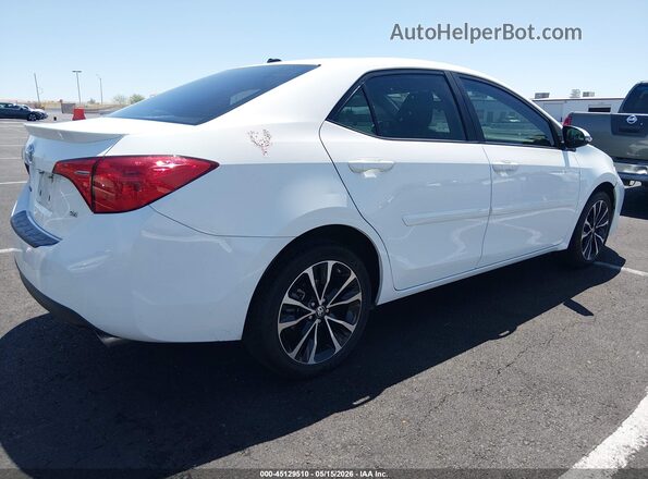 2T1BURHE6KC192826 2019 TOYOTA COROLLA White Задня права чверть