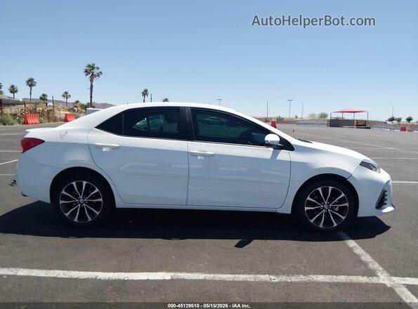 2T1BURHE6KC192826 2019 TOYOTA COROLLA White Вид щитка приладів