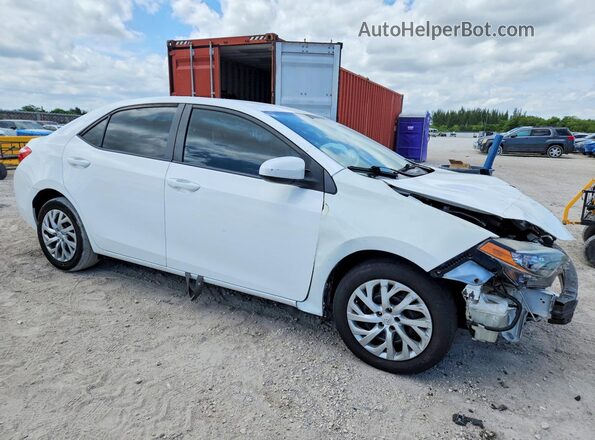 2T1BURHE6KC229342 2019 TOYOTA COROLLA Белый Передняя правая четверть