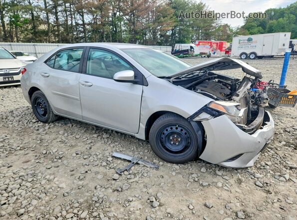 2T1BURHE7GC536106 2016 TOYOTA COROLLA Silver Przód prawy