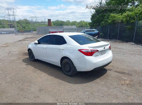 2T1BURHE7GC559546 2016 TOYOTA COROLLA White Tył lewy