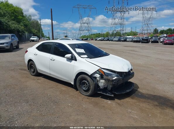 2T1BURHE7GC559546 2016 TOYOTA COROLLA White Przód prawy