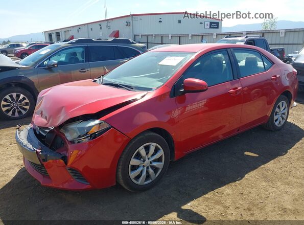 2T1BURHE7GC642345 2016 TOYOTA LL Red Przód lewy