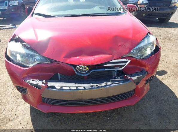 2T1BURHE7GC642345 2016 TOYOTA LL Red Widok z przodu
