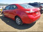 2016 Toyota Corolla Le Red vin: 2T1BURHE7GC642345