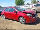 2016 Toyota Corolla Le Red vin: 2T1BURHE7GC642345