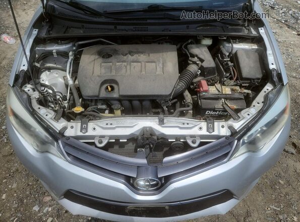 2T1BURHE7GC709283 2016 TOYOTA COROLLA Серебряный Вид задней части салона