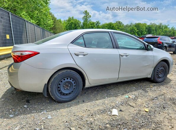 2T1BURHE7GC709283 2016 TOYOTA COROLLA Серебряный Задняя правая четверть