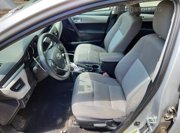 2T1BURHE7GC709283 2016 TOYOTA COROLLA Серебряный Вид салона спереди