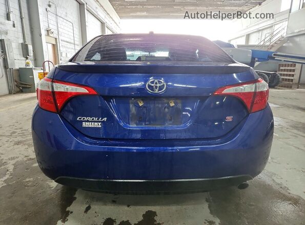 2T1BURHE7GC731865 2016 TOYOTA COROLLA Синий Вид сзади