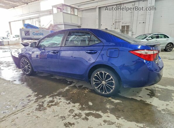 2T1BURHE7GC731865 2016 TOYOTA COROLLA Синий Задняя левая четверть