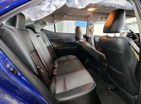 2T1BURHE7GC731865 2016 TOYOTA COROLLA Синий Вид задних сидений