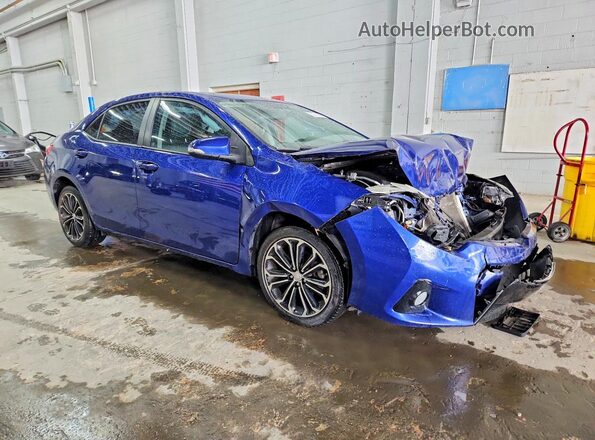2T1BURHE7GC731865 2016 TOYOTA COROLLA Синий Передняя правая четверть