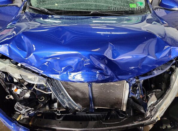 2T1BURHE7GC731865 2016 TOYOTA COROLLA Синий Вид задней части салона