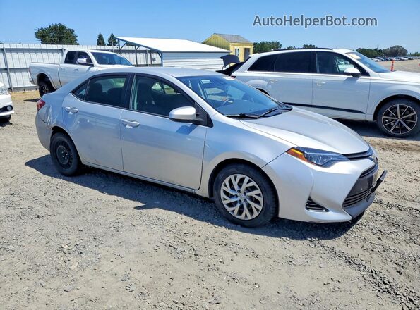 2T1BURHE7HC763281 2017 TOYOTA COROLLA Silver Przód prawy