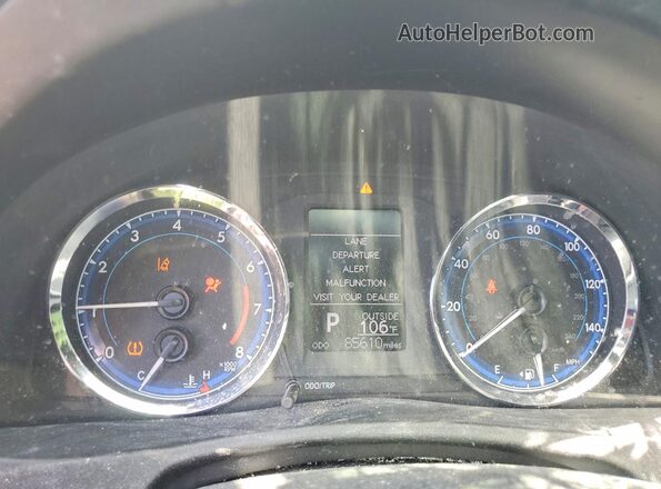 2T1BURHE7HC798533 2017 TOYOTA COROLLA Синий Вид щитка приборов
