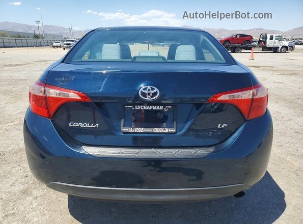 2T1BURHE7HC798533 2017 TOYOTA COROLLA Синий Вид сзади