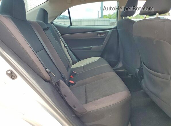 2T1BURHE7HC807943 2017 TOYOTA COROLLA Silver უკანა სავარძლების ხედი