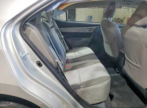 2T1BURHE7HC815119 2017 TOYOTA COROLLA Silver უკანა სავარძლების ხედი
