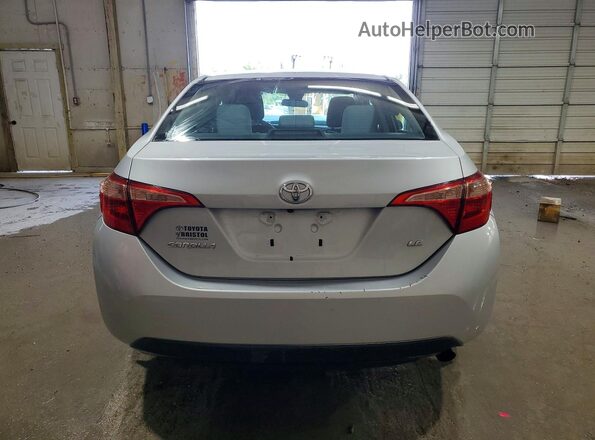 2T1BURHE7HC815119 2017 TOYOTA COROLLA Silver უკანა ხედი