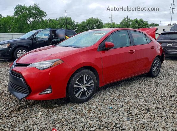 2T1BURHE7HC830185 2017 TOYOTA COROLLA Orange Przód lewy