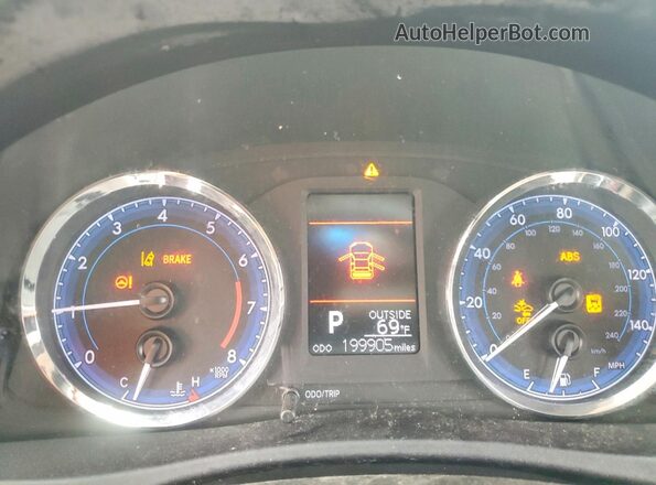 2T1BURHE7HC830185 2017 TOYOTA COROLLA Orange Widok zestawu wskaźników