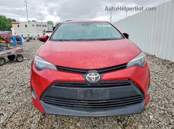 2T1BURHE7HC830185 2017 TOYOTA COROLLA Orange Widok z przodu