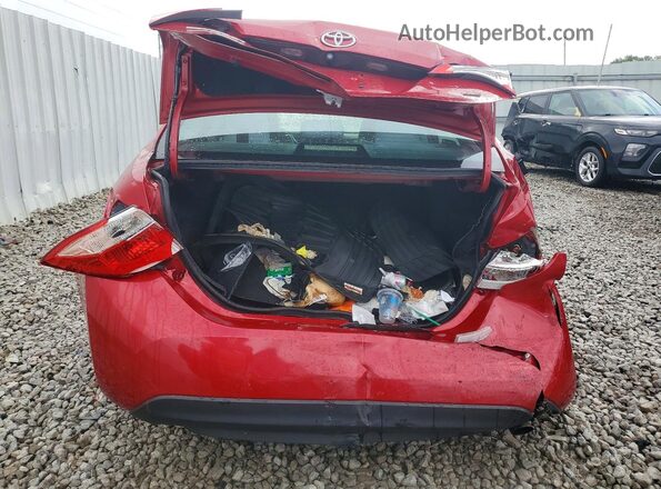 2T1BURHE7HC830185 2017 TOYOTA COROLLA Orange Widok z tyłu