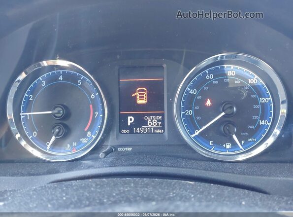 2T1BURHE7HC920372 2017 TOYOTA LL Silver უკანა სავარძლების ხედი