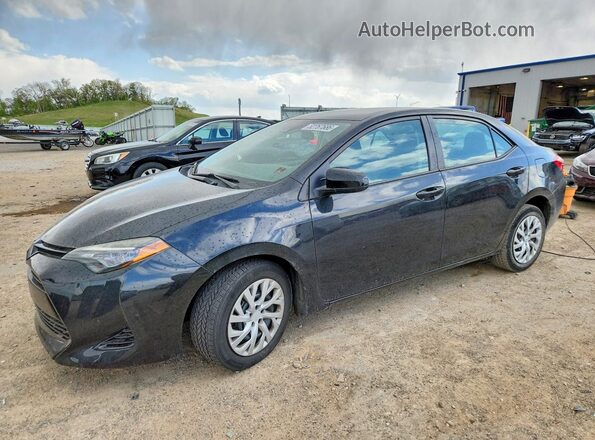 2T1BURHE7HC962606 2017 TOYOTA COROLLA Черный Передняя левая четверть