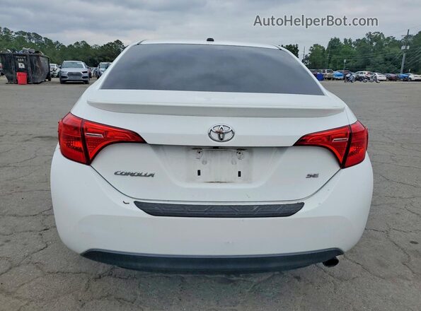 2T1BURHE7JC019900 2018 TOYOTA COROLLA White Հետևի տեսք