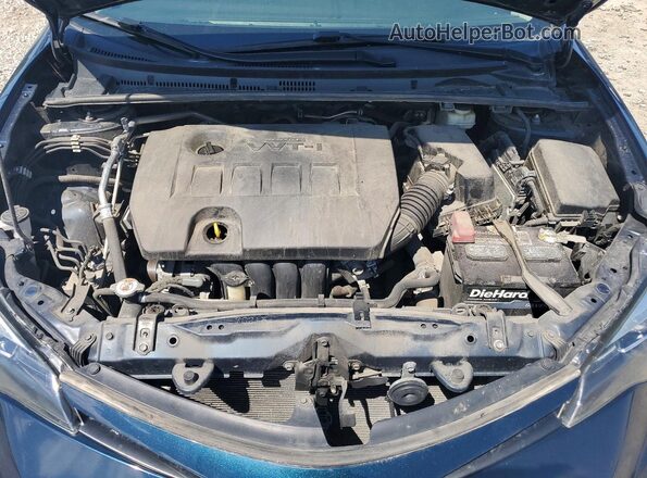 2T1BURHE7JC042030 2018 TOYOTA COROLLA Blue უკანა სალონის ხედი
