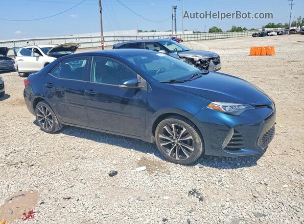 2T1BURHE7JC042030 2018 TOYOTA COROLLA Blue წინა მარჯვენა