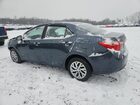 2018 Toyota Corolla Le Blue vin: 2T1BURHE7JC047616 Damage: Left Qtr Panel, Dent(S) W/ Paint Dmg, 1 To 2 Inches