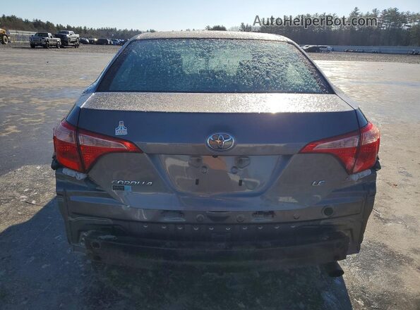 2T1BURHE7JC122329 2018 TOYOTA COROLLA Gray Вид ззаду