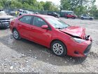 2018 Toyota Corolla Le Красный vin: 2T1BURHE7JC971263