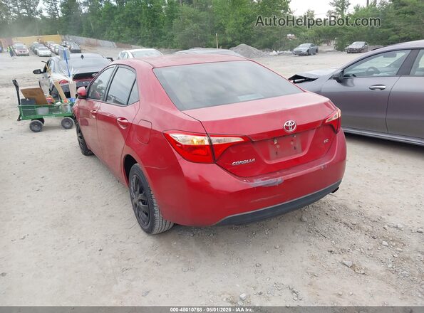 2T1BURHE7JC986734 2018 TOYOTA LL Красный Задняя левая четверть