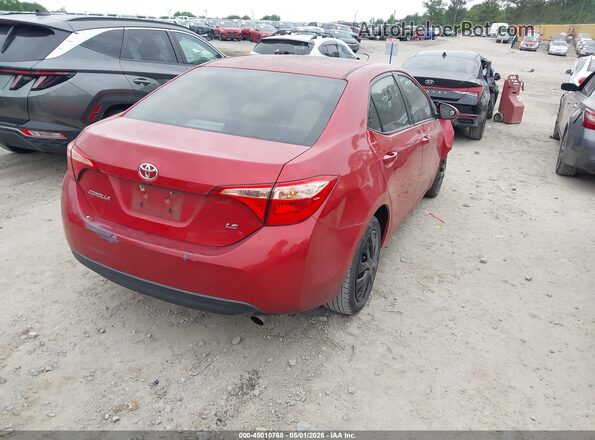 2T1BURHE7JC986734 2018 TOYOTA LL Красный Задняя правая четверть