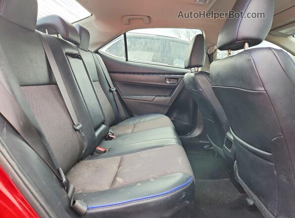 2T1BURHE7KC138032 2019 TOYOTA COROLLA Красный Вид задних сидений