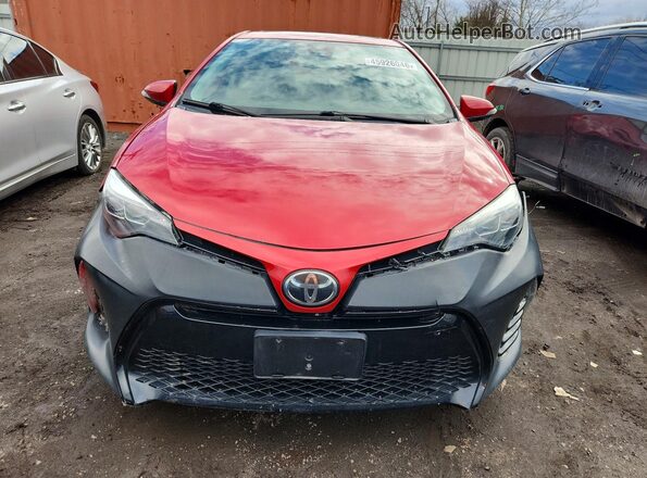2T1BURHE7KC138032 2019 TOYOTA COROLLA Красный Вид спереди