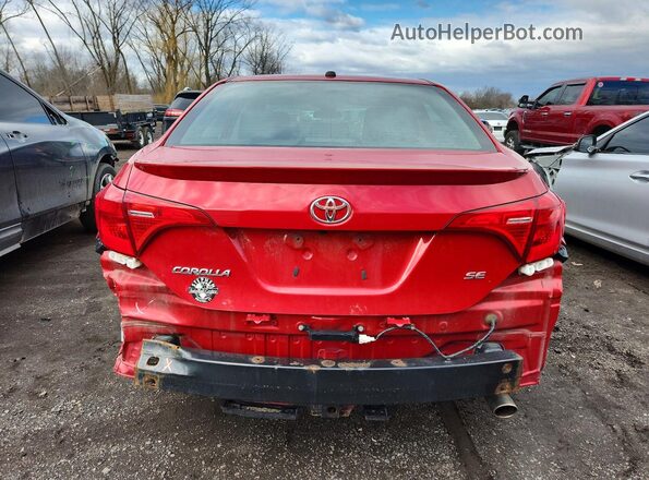 2T1BURHE7KC138032 2019 TOYOTA COROLLA Красный Вид сзади