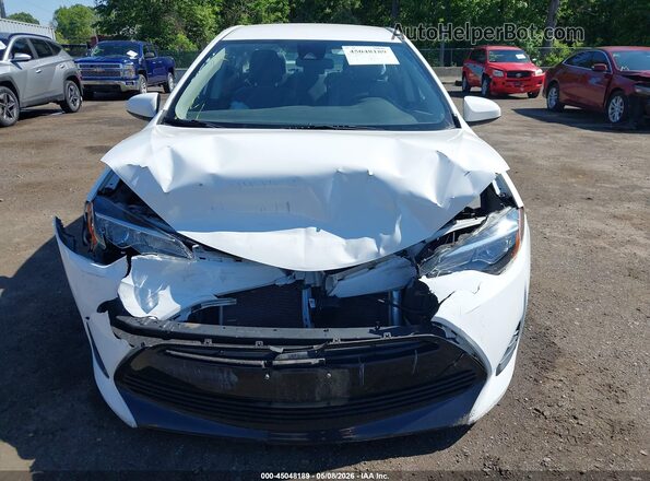 2T1BURHE7KC195038 2019 TOYOTA LL Белый Вид щитка приборов