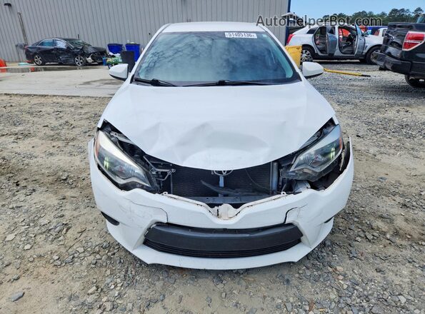 2T1BURHE8GC490849 2016 TOYOTA COROLLA Белый Вид спереди