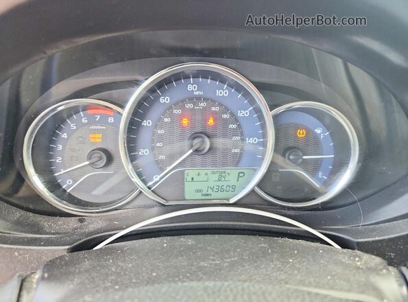 2T1BURHE8GC490849 2016 TOYOTA COROLLA Белый Вид щитка приборов