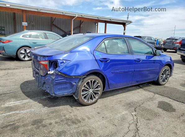 2T1BURHE8GC492827 2016 TOYOTA COROLLA Blue Tył prawy