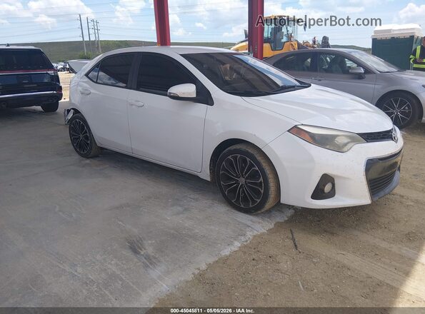 2T1BURHE8GC534848 2016 TOYOTA LL Белый Передняя правая четверть
