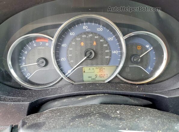2T1BURHE8GC614585 2016 TOYOTA COROLLA Gray Widok zestawu wskaźników