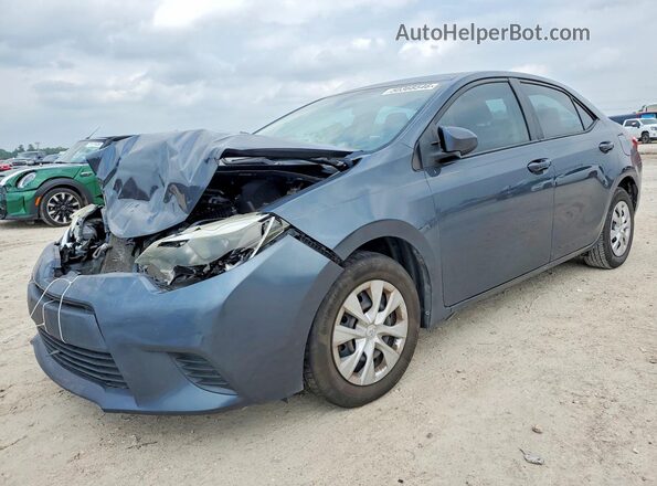 2T1BURHE8GC614585 2016 TOYOTA COROLLA Gray Przód lewy